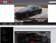 Tablet Screenshot of mooreautomotive.com